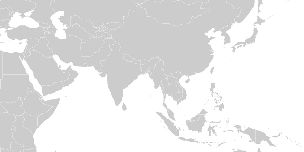 アジアエリア地図
