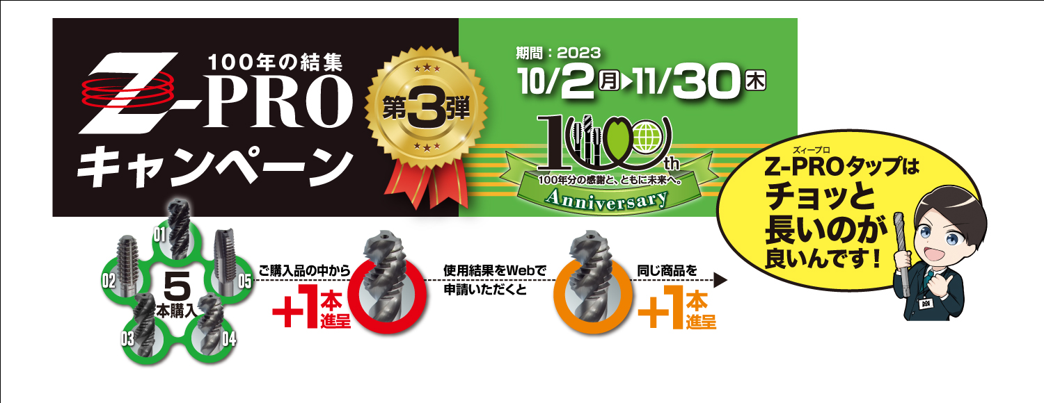 Z-PROキャンペーン第3弾